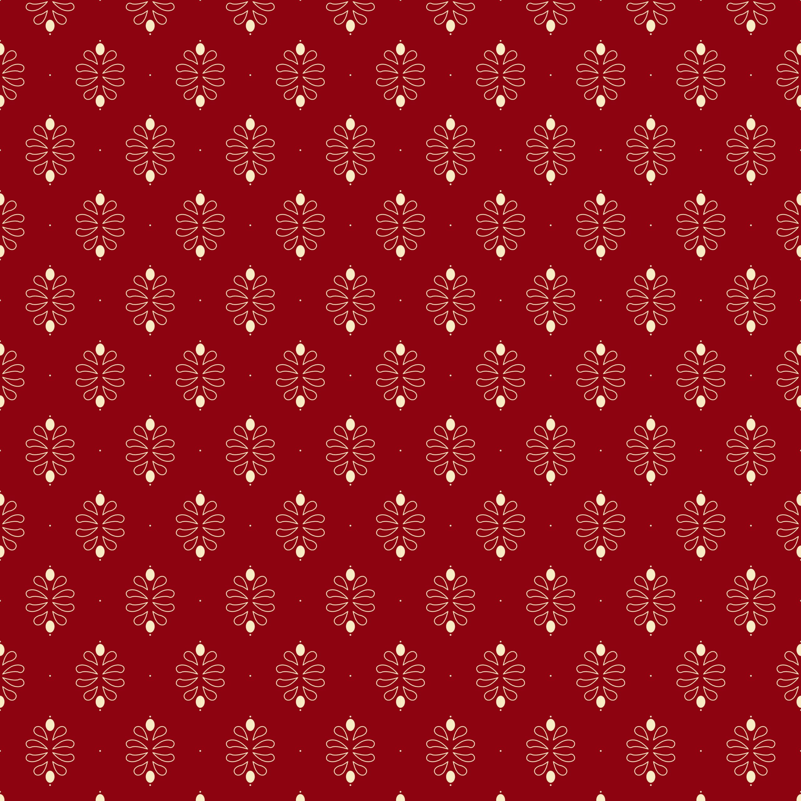 Damask Ruby Red